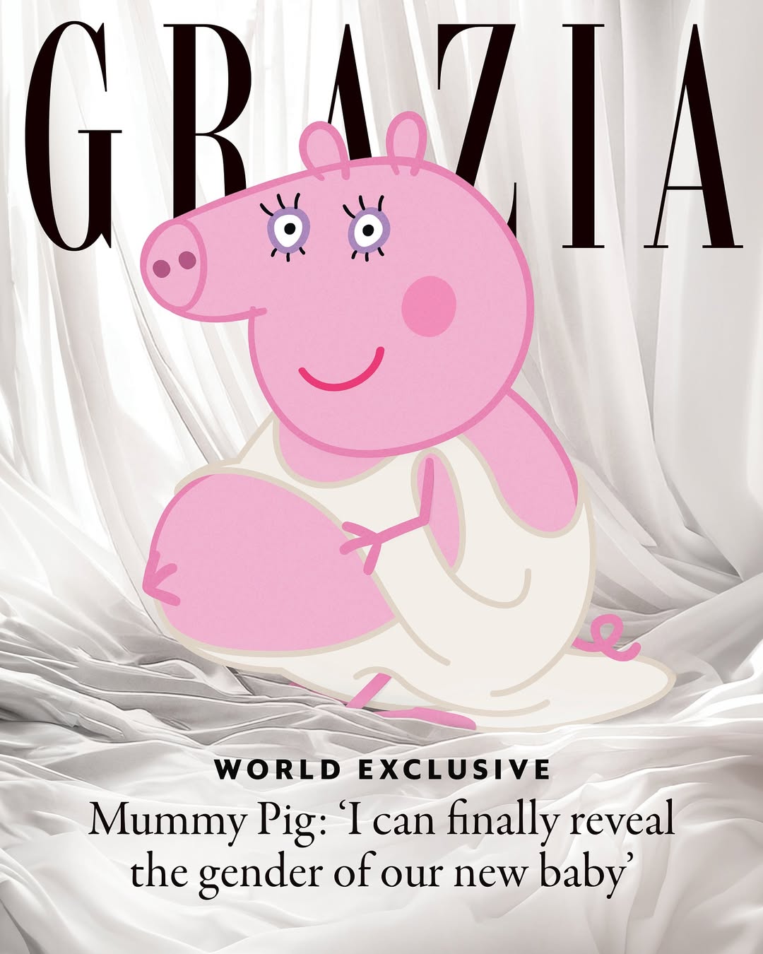 Já se sabe o sexo do bebé da Mamã Porquinha. Família da Peppa vai aumentar. Veja o vídeo