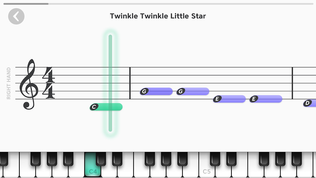 App Piano Academy: Só precisa de ter o instrumento - Android