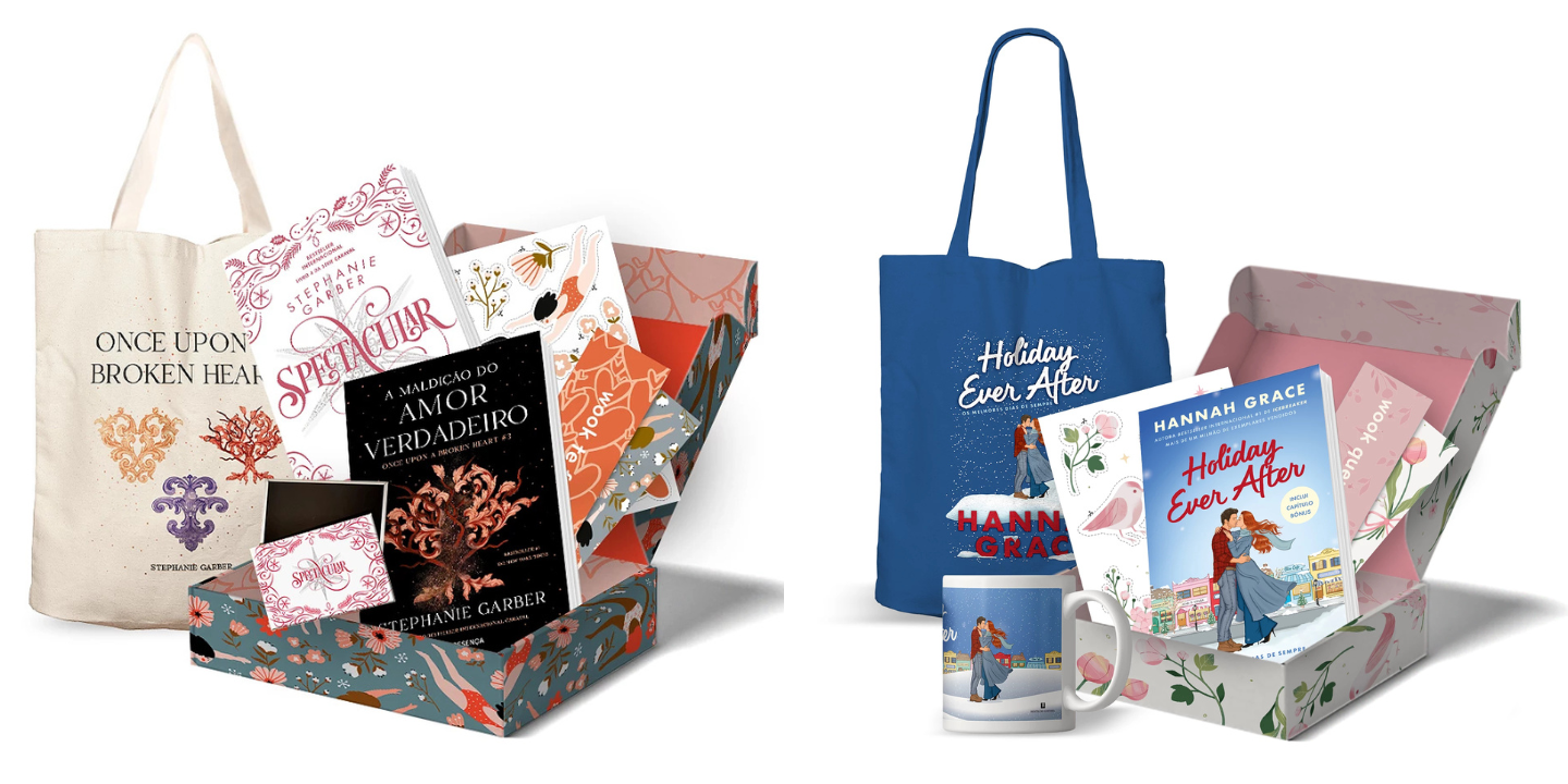 À procura da prenda perfeita para o amigo leitor? Estas caixas personalizadas trazem um livro e muitos mimos