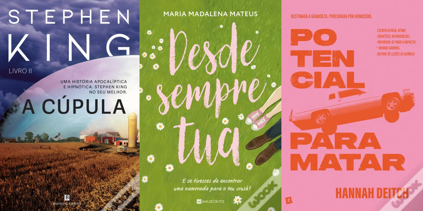 15 livros novos perfeitos para começar o outono. Espreite os lançamentos