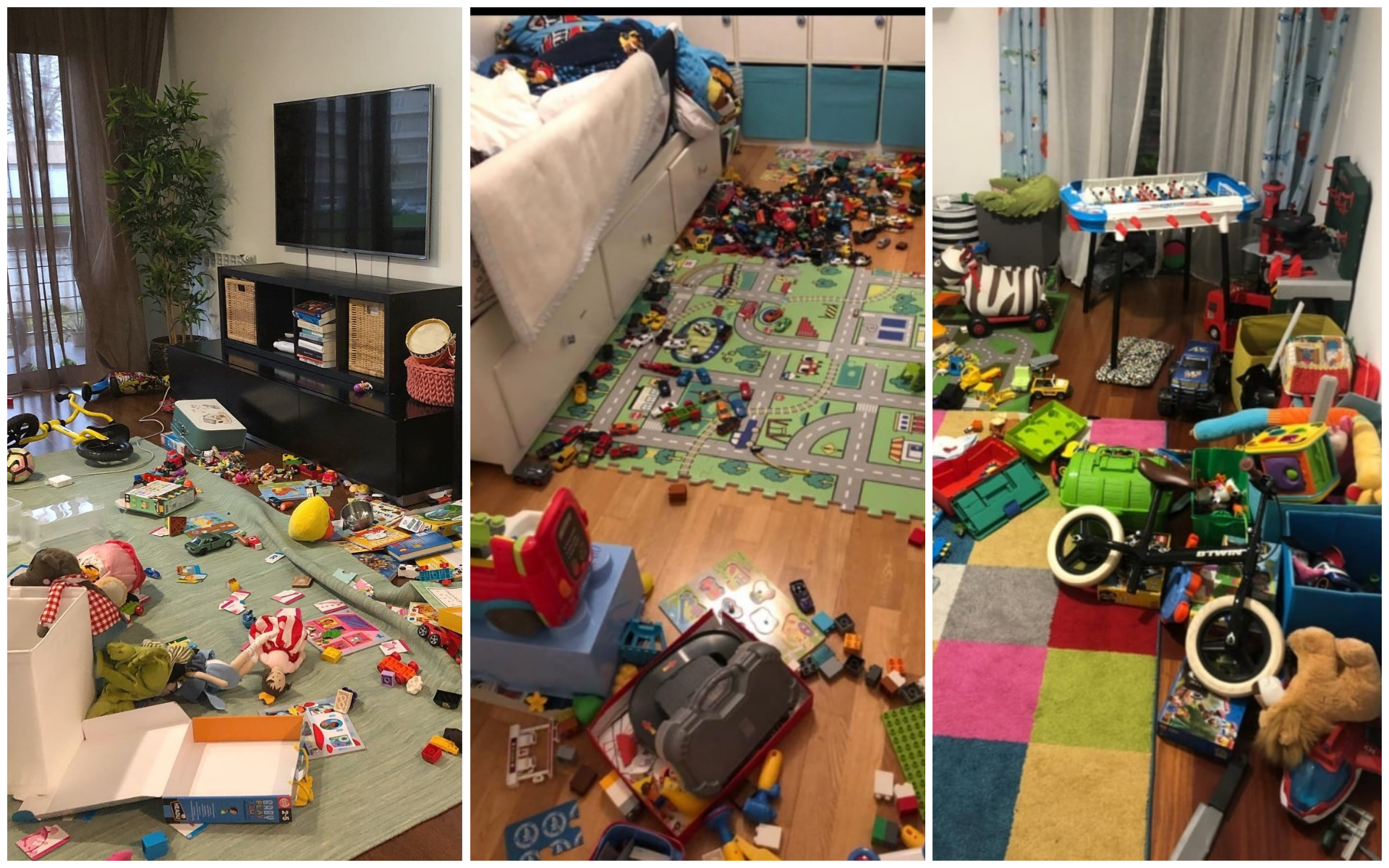 20 fotos de salas e quartos de portugueses que mostram como o teletrabalho e cuidar de filhos ao mesmo tempo é um caos