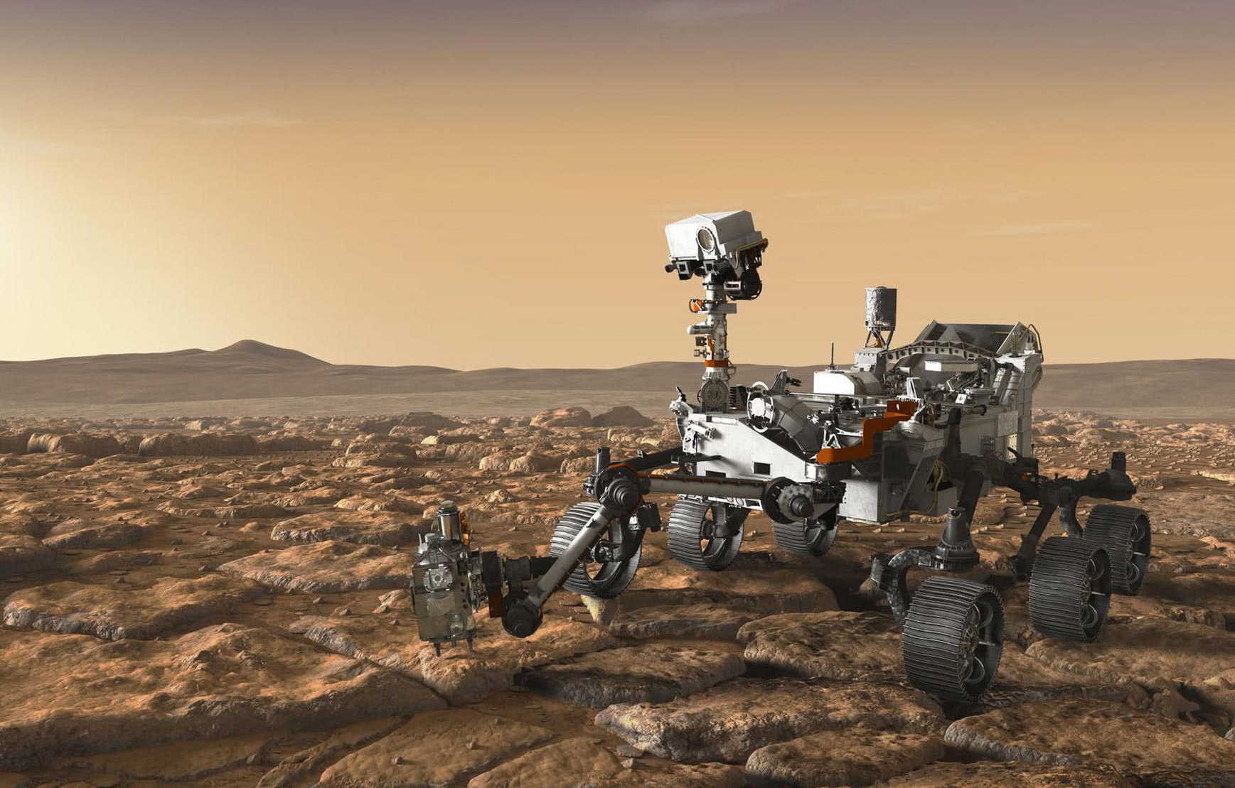 Perseverance da NASA está a fazer uma subida difícil em Marte e partilhou dados