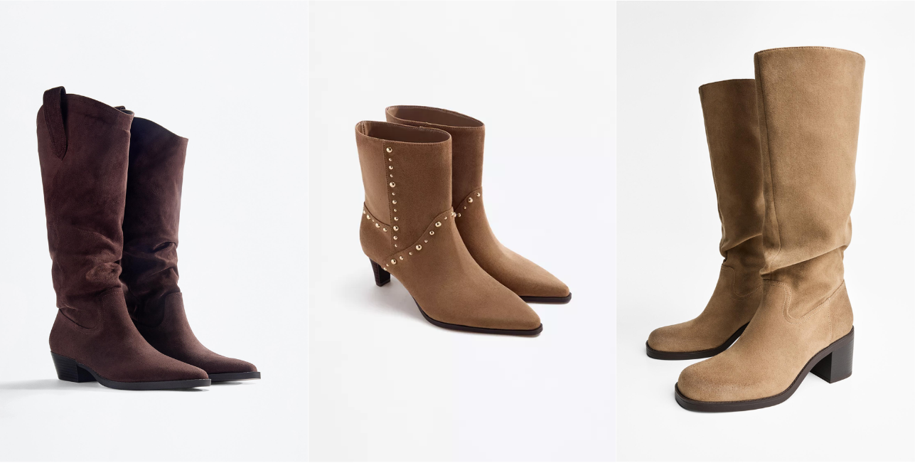 O castanho domina a estação. 10 botas elegantes e cheias de estilo desde 17,99€