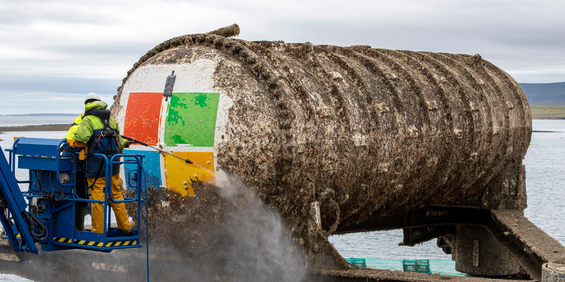 Microsoft manteve um data center de teste submerso por dois anos. Veja o resultado da experiência