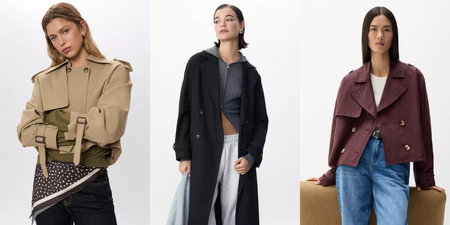 Curtas ou compridas. 15 gabardines até 40€ para desenrascar nos dias de chuva que aí vêm