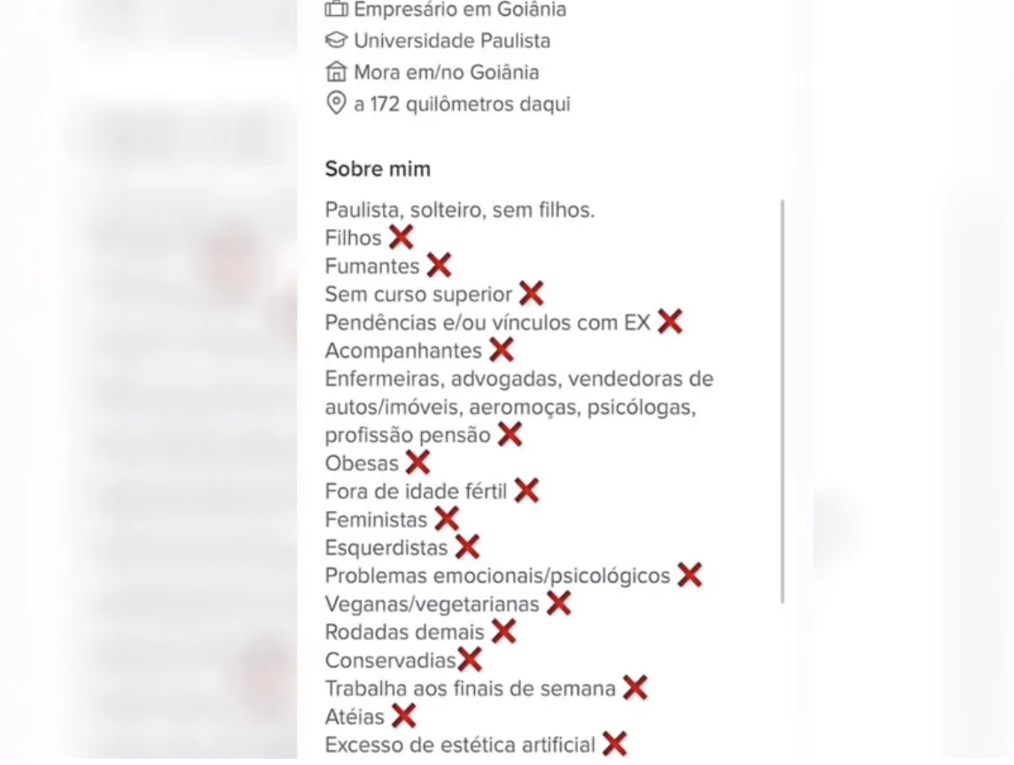 Não vai acreditar na lista de exigências deste empresário para uma candidata a namorada