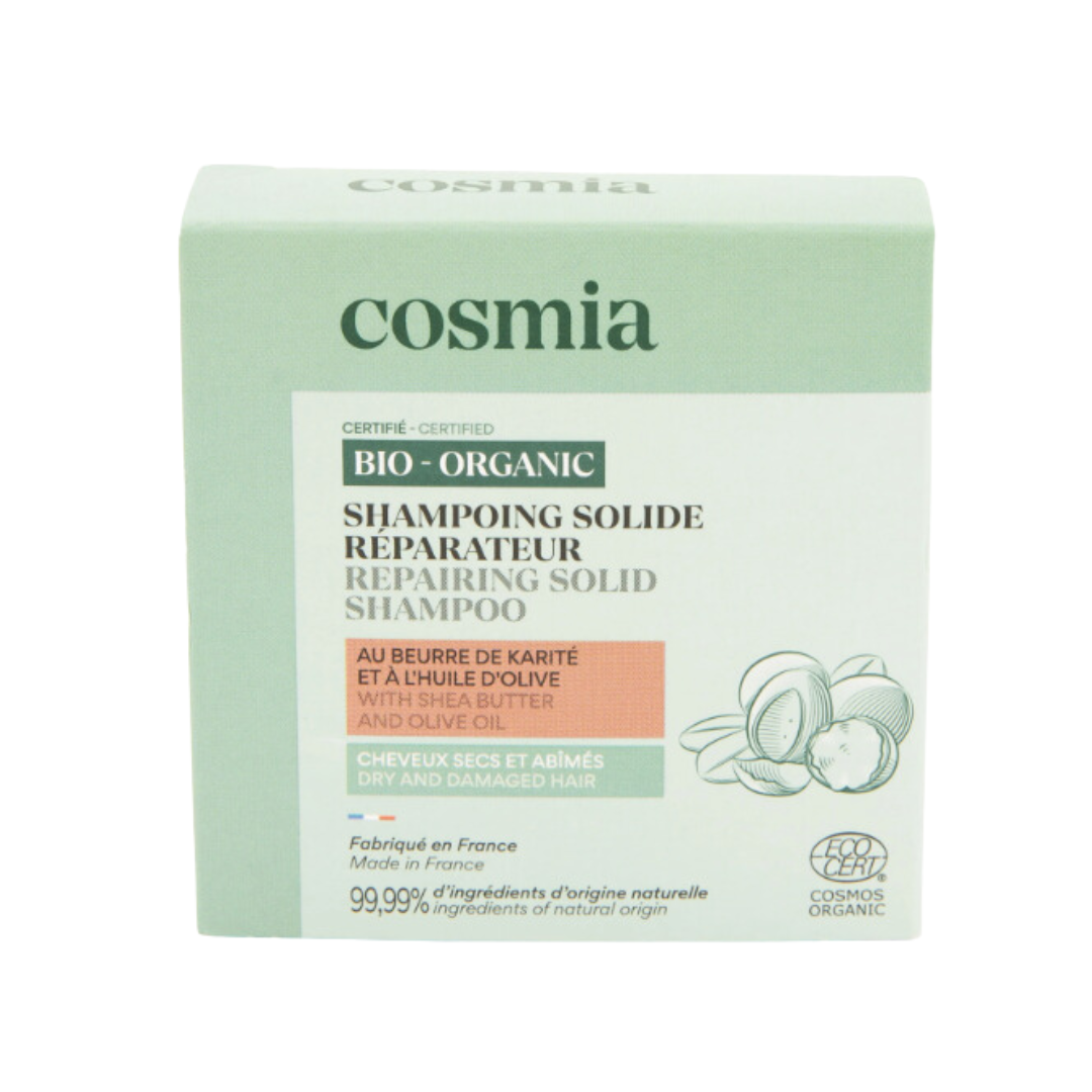 Cosmia, Champô Sólido Bio Reparador Karité E Azeite 85g – Auchan