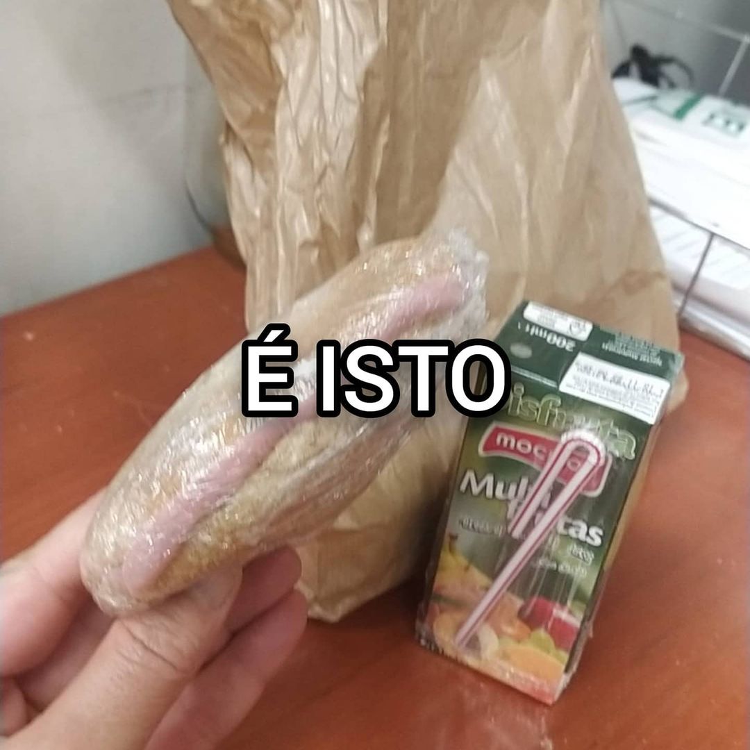 Pão mole e sumo cheio de açúcar.”É isto que os profissionais de saúde têm para comer”