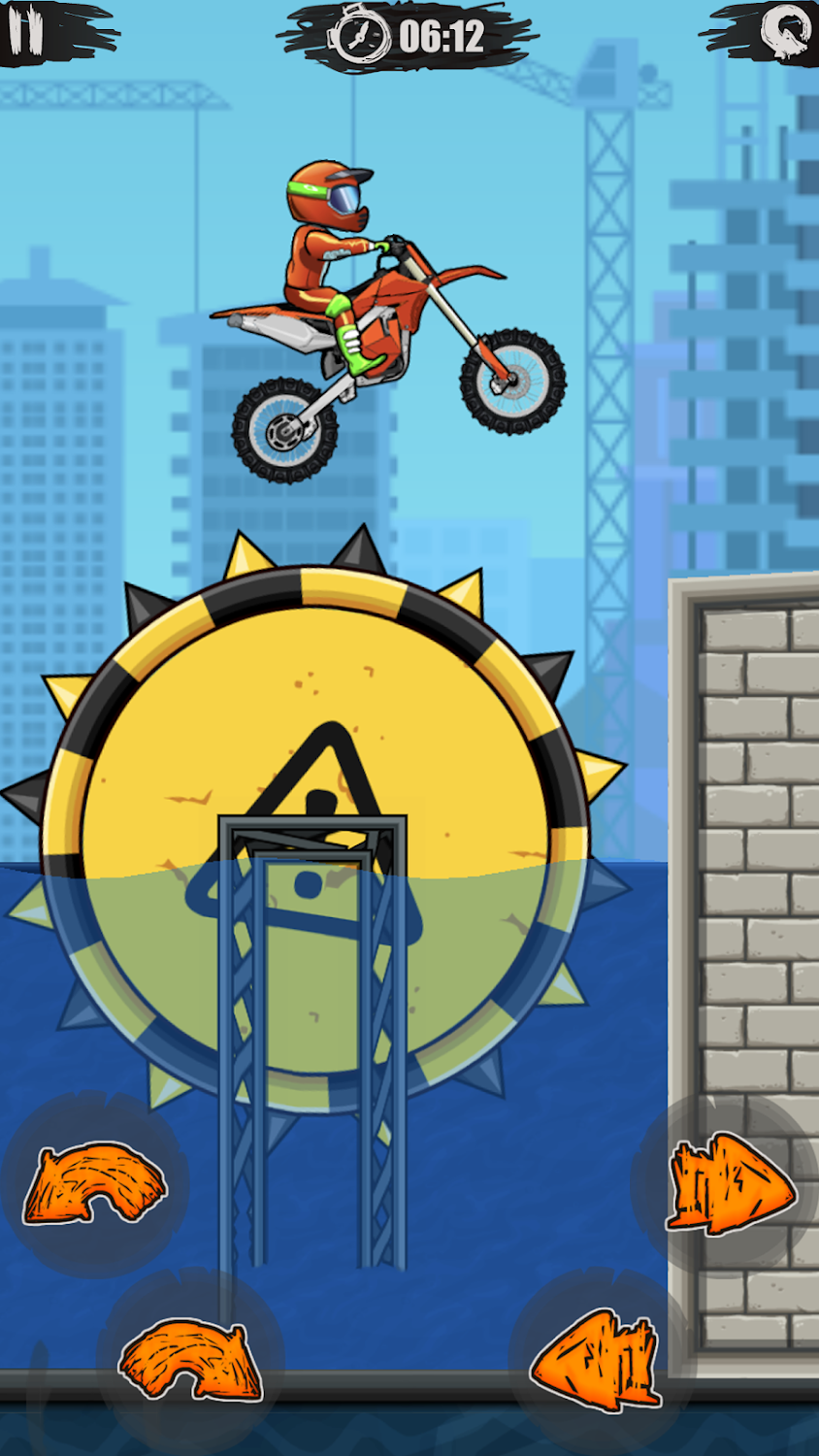 Jogos de bicicleta acrobacias de motocicleta versão móvel andróide