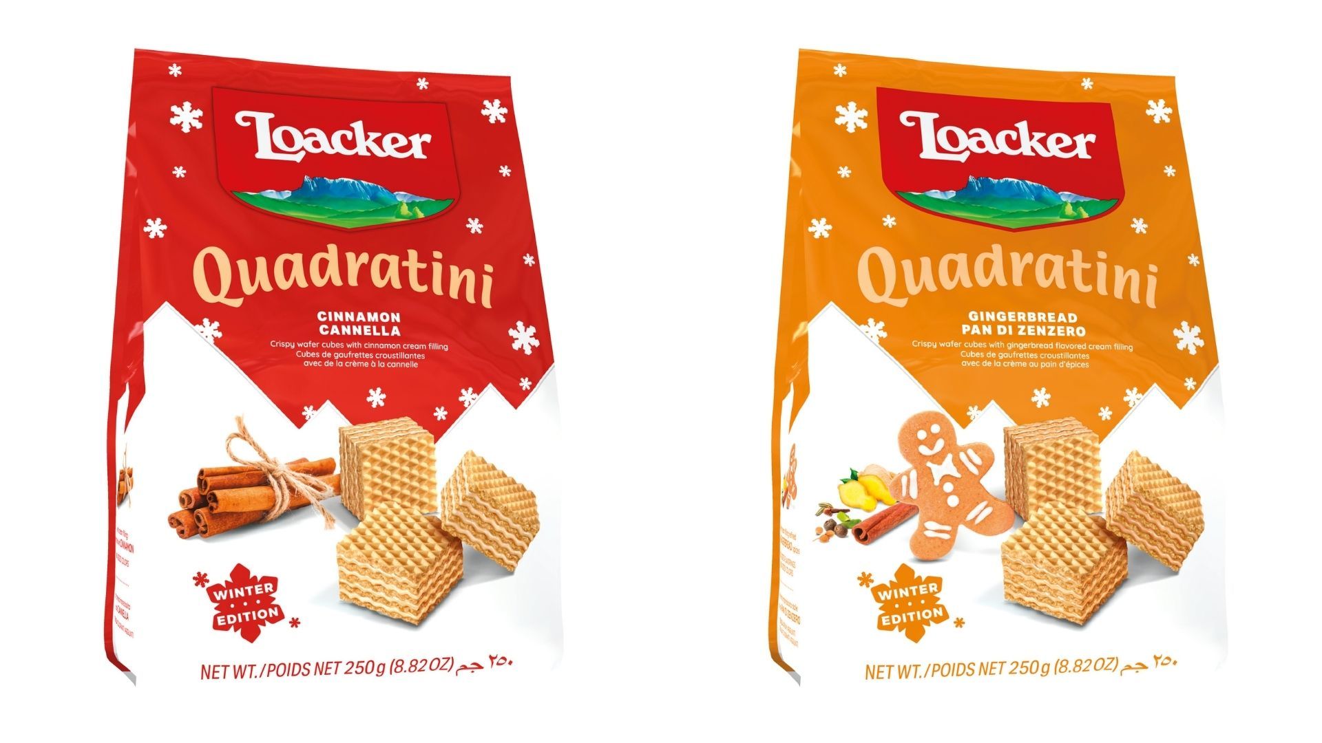 Alerta, fãs de bolachas. A Loacker tem uma edição especial de Natal com dois novos sabores