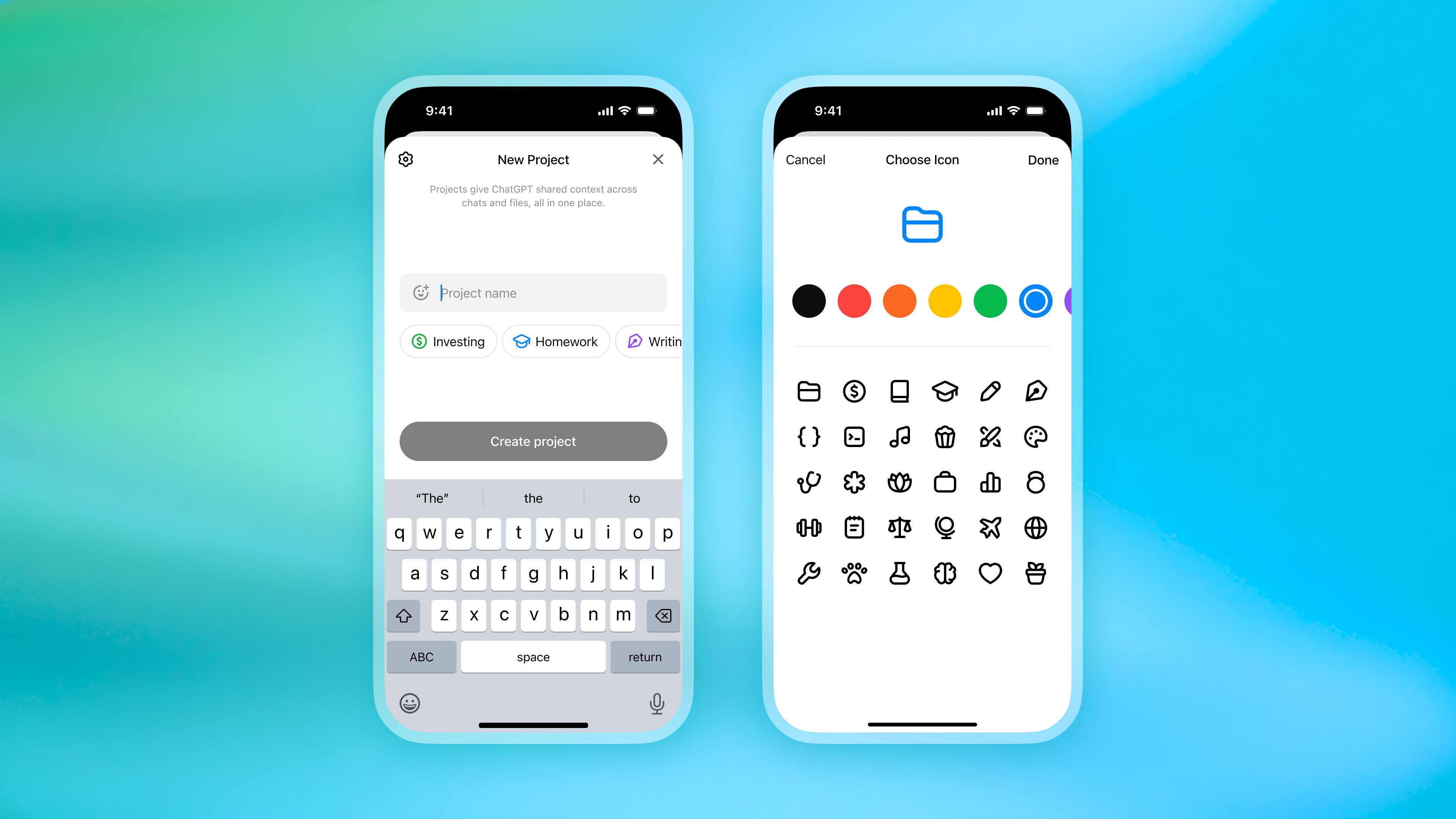 ChatGPT Projects ajuda a organizar as conversas com a IA e passa a ser gratuito para todos os utilizadores