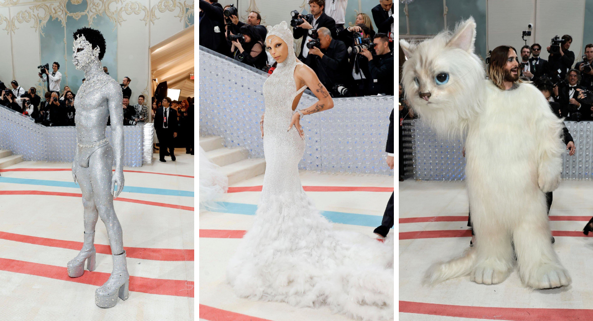 Miau! Doja Cat, Jared Leto e Lil Nas X celebram Karl Lagerfeld vestindo a pele da gata do designer