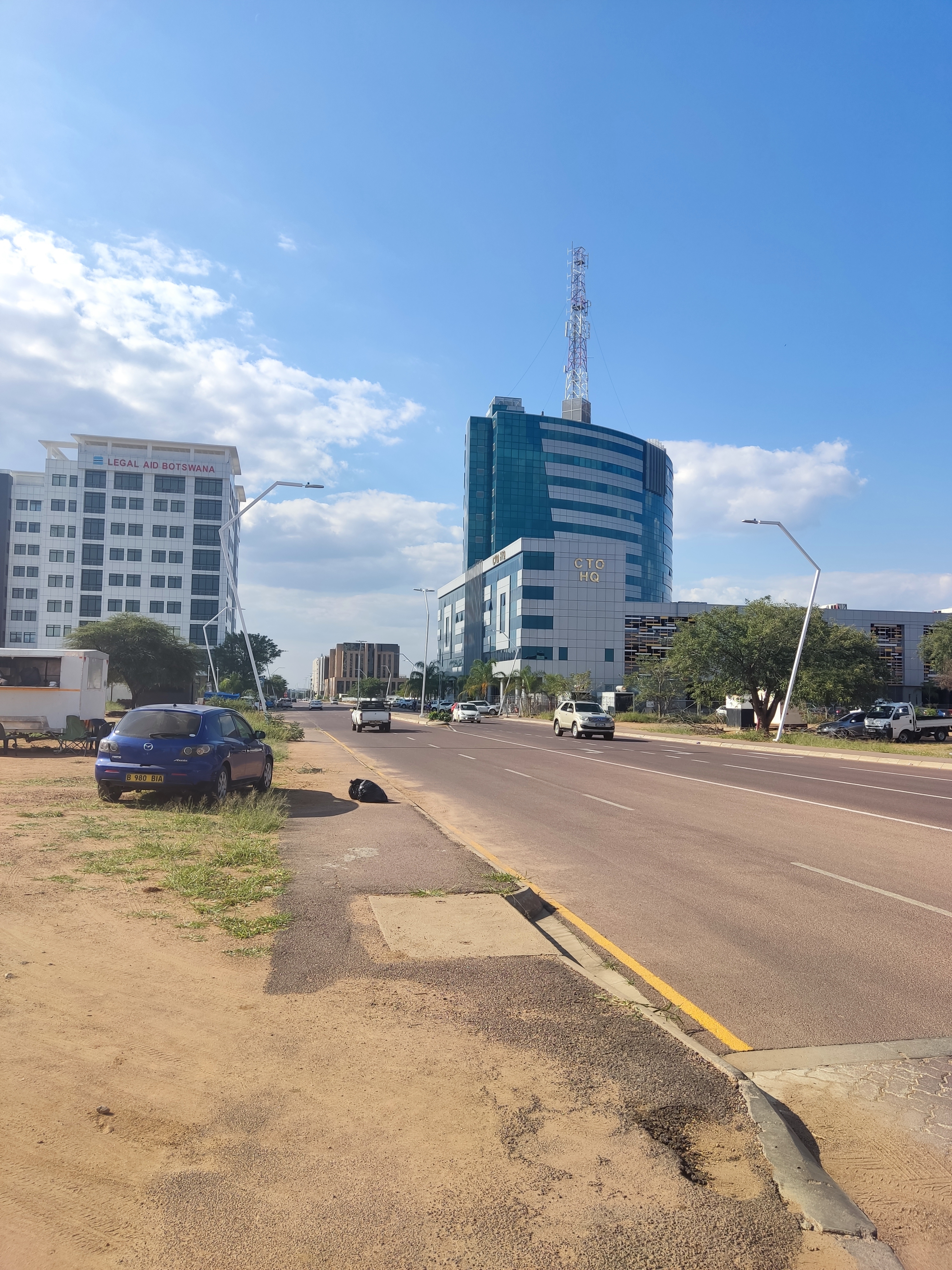 Mina de diamantes em botswana