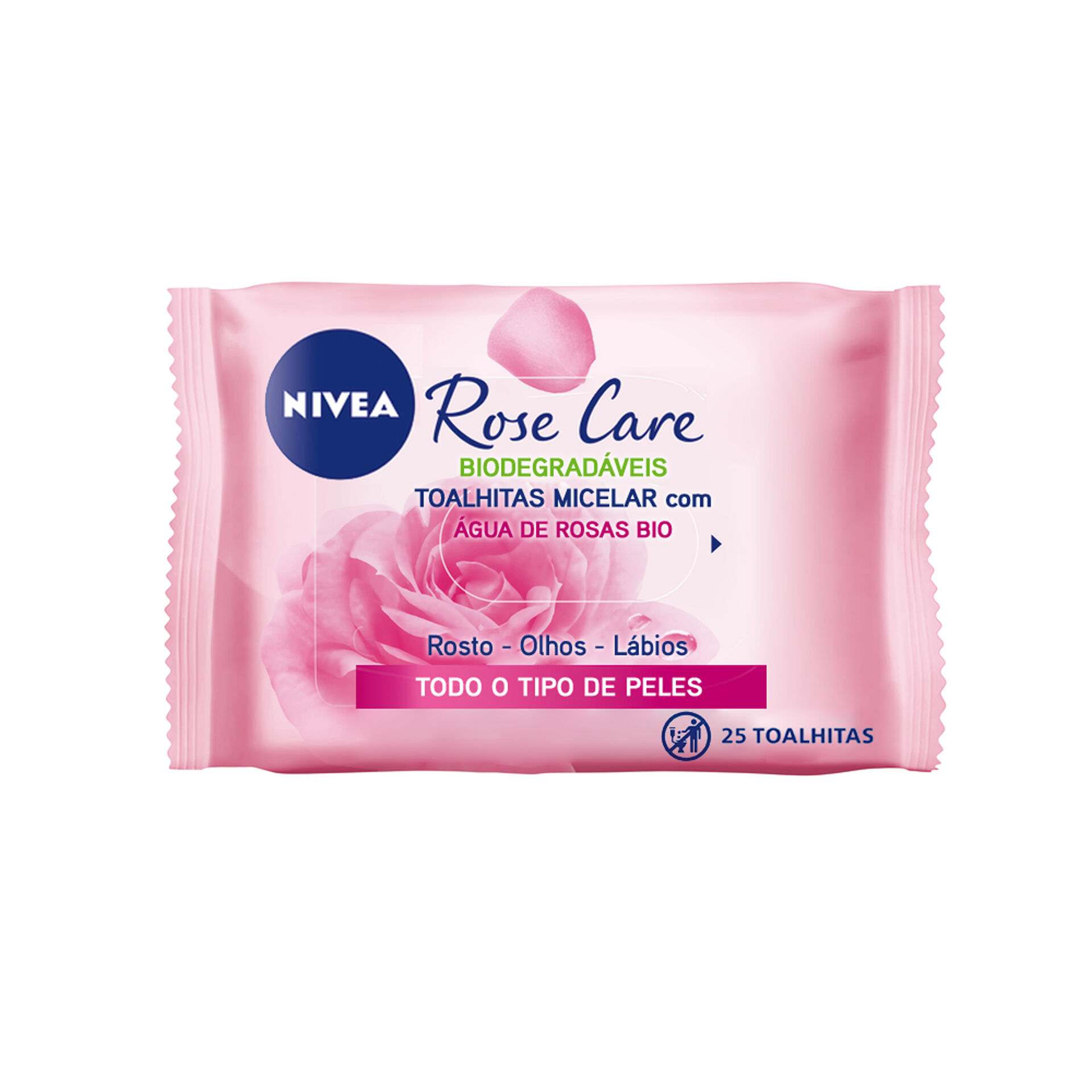 Nivea, Toalhitas Micelares De Rosto Desmaquilhantes Com Água De Rosas