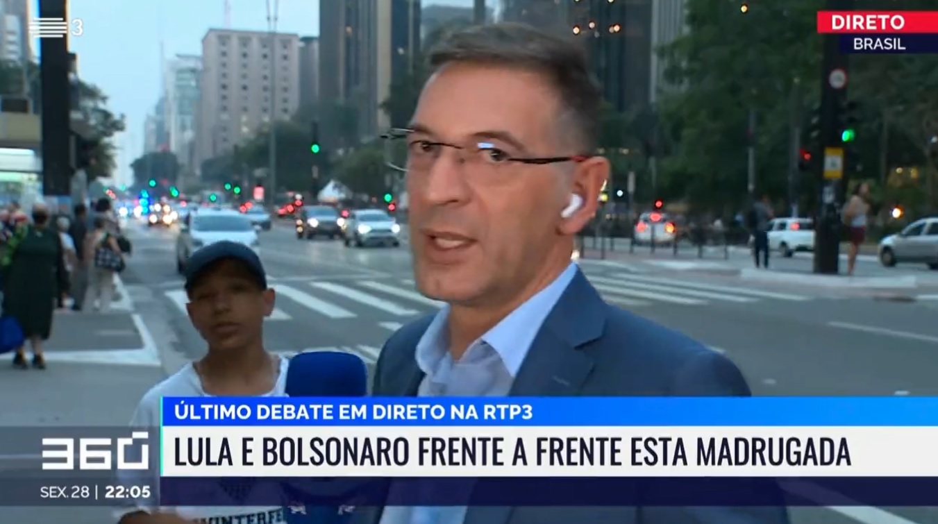 Jornalista da RTP sofre tentativa de assalto em direto. Veja o vídeo