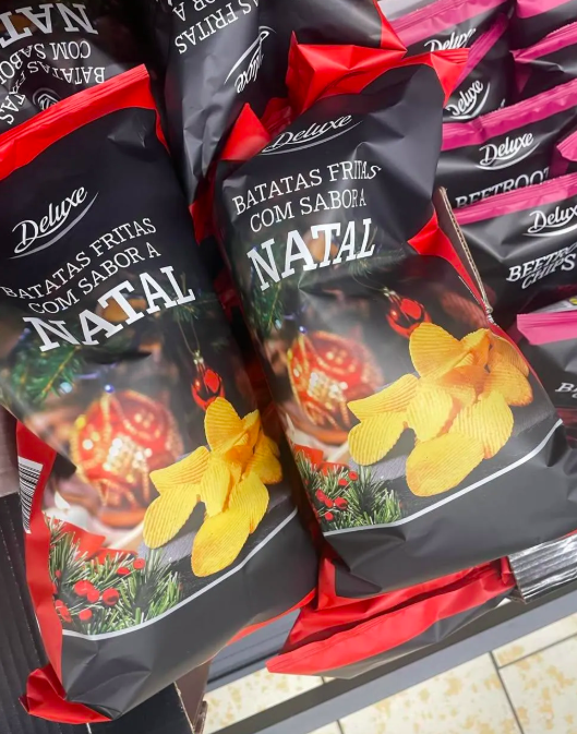 Batatas fritas com sabor a Natal? Estão virais no TikTok. Saiba onde comprar e o sabor