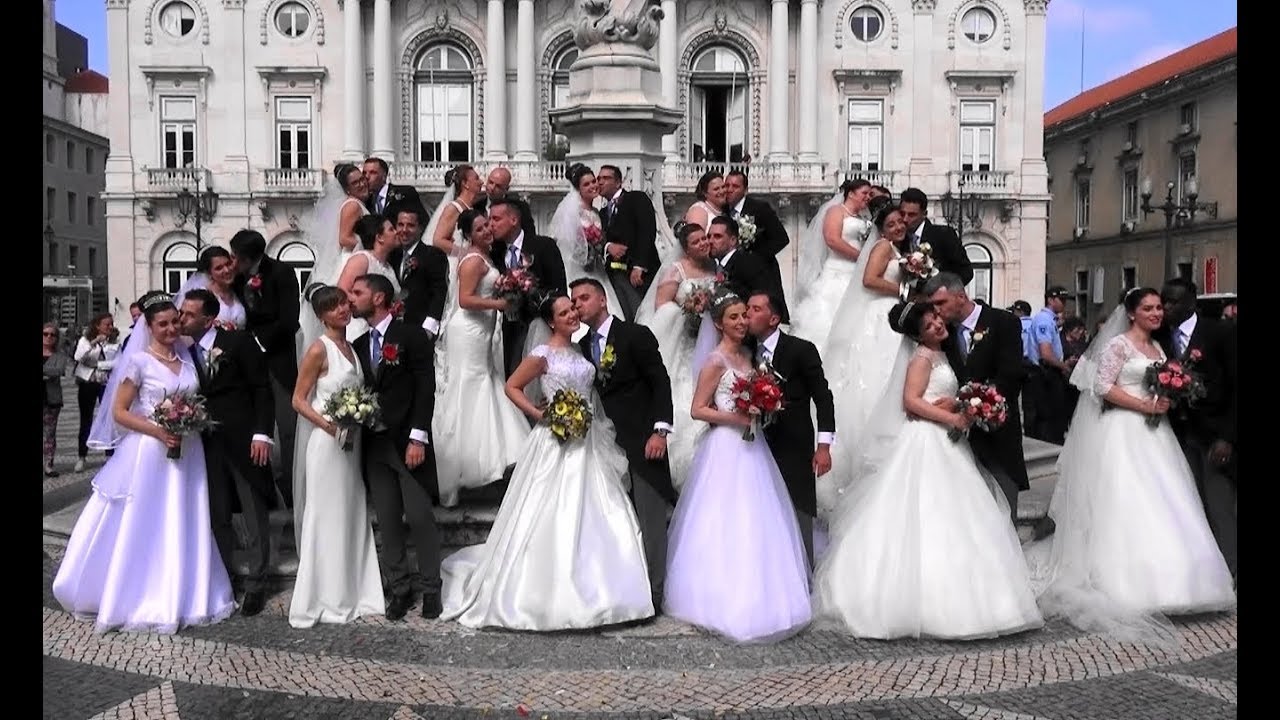 Casamentos de Santo António estão de volta. Veja as fotos dos 16 casais que se casam nas Festas de Lisboa