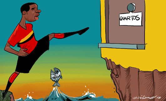 A um passo dos quartos