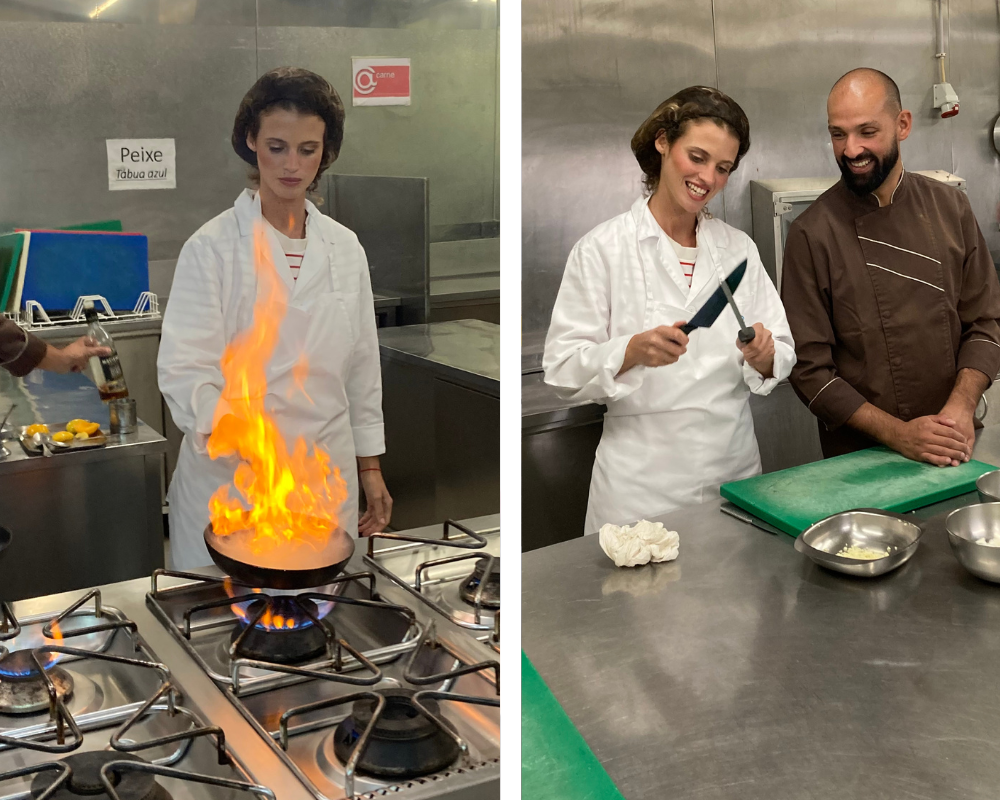 Entre facas e chamas, Matilde Reymão fez formação de cozinha para ser chef na nova novela da TVI