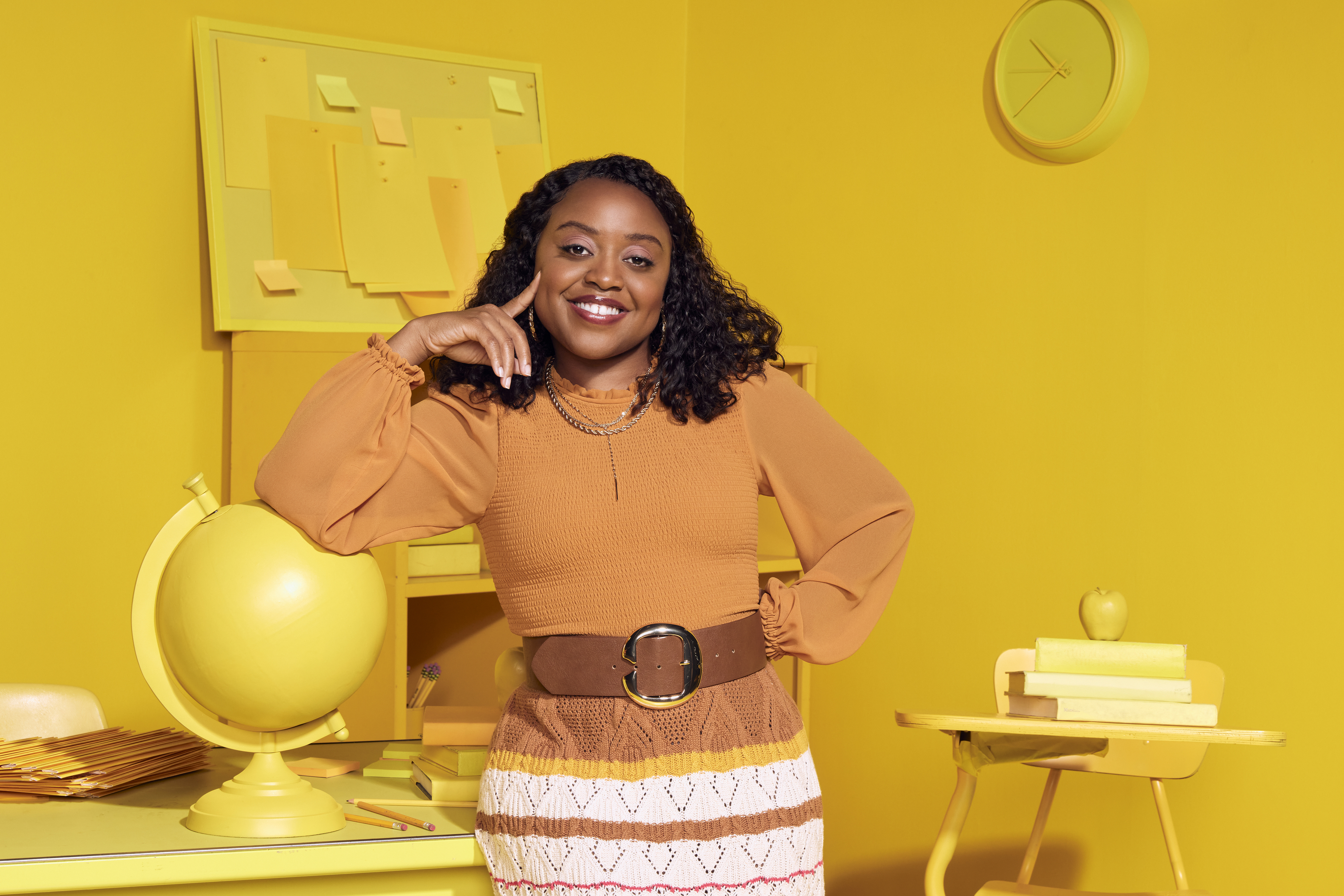 Falámos com Quinta Brunson, de “Abbott Elementary”, a série onde os professores são as estrelas