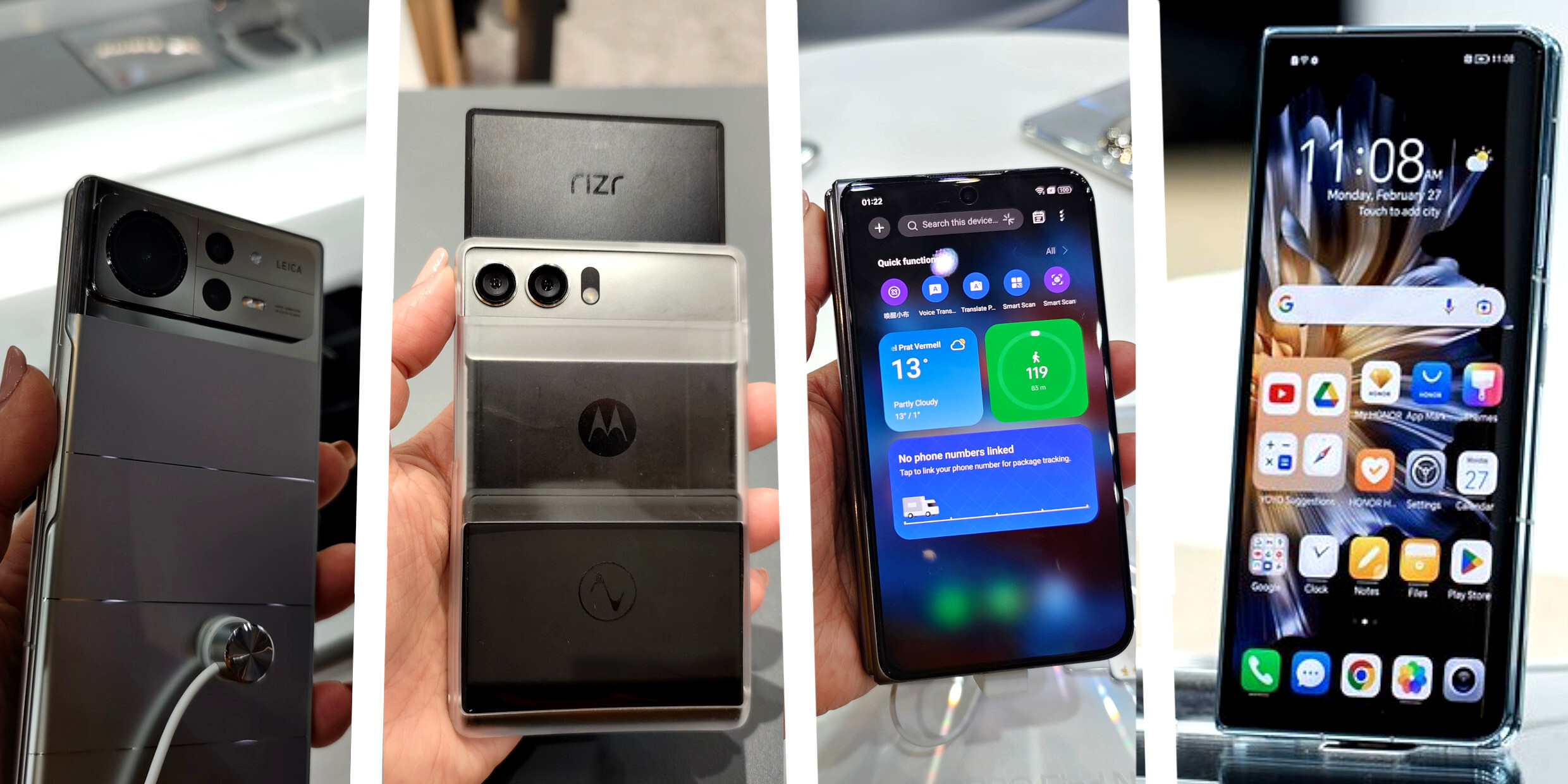 MWC23: Ecrãs dobráveis e deslizantes destacam-se entre os gadgets da feira de Barcelona