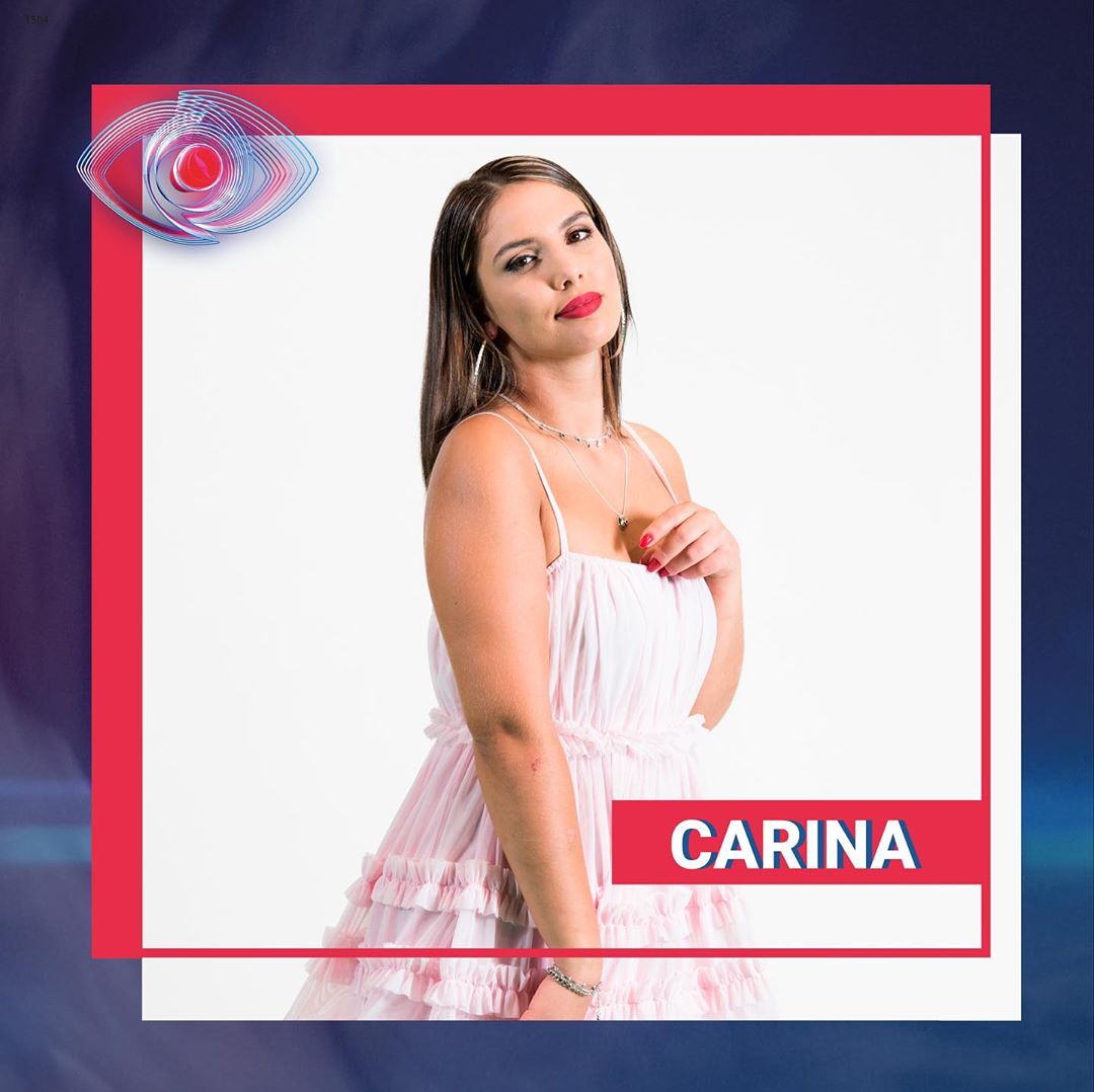 “BB – A Revolução”. Carina é casada, muito ciumenta e explosiva