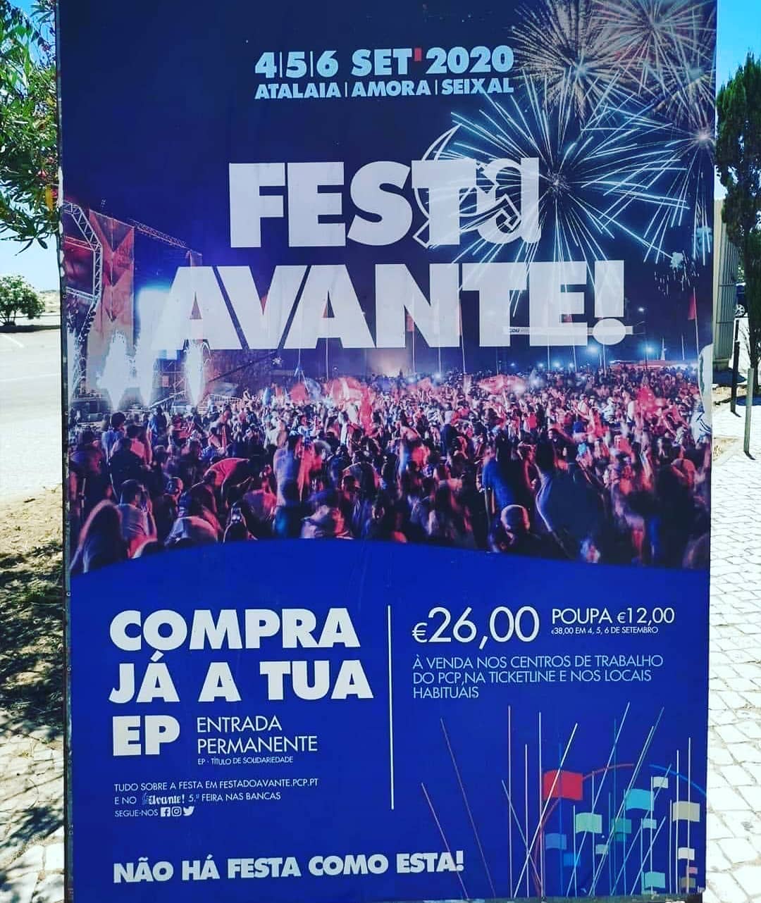 Fernando Rocha critica realização da Festa do Avante