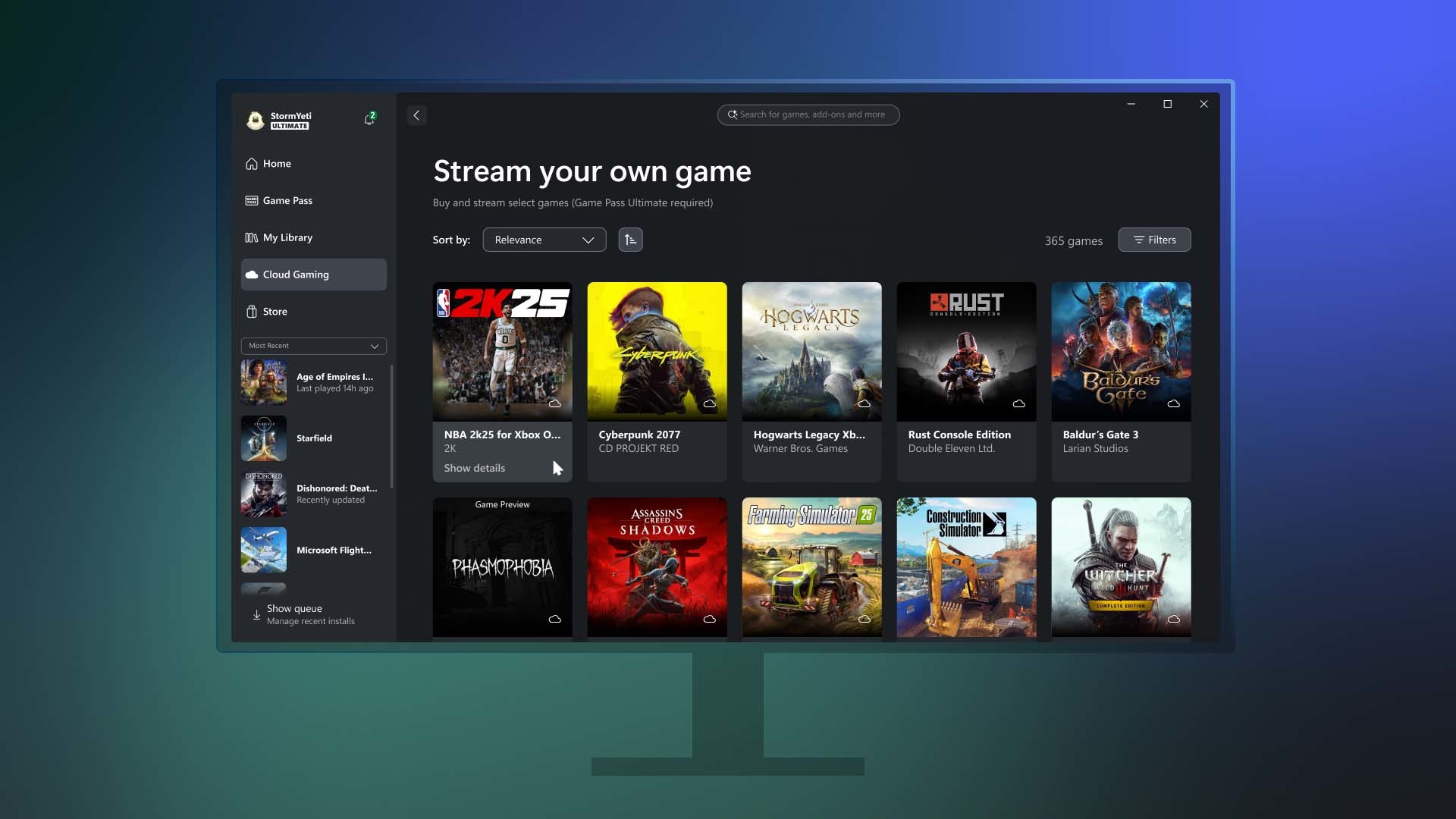 App Xbox no PC permite correr jogos que tenha na biblioteca em qualquer equipamento via streaming