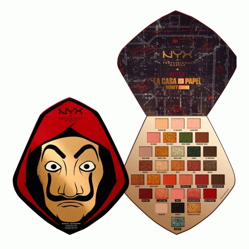 NYX, Paleta Sombras Mask La Casa de Papel