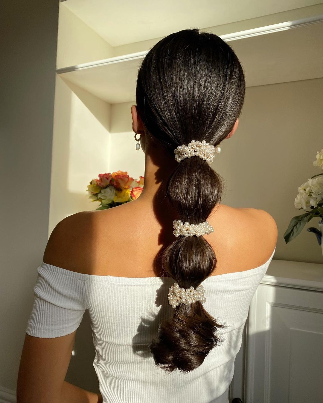 Penteado delicado para cerimônias… casamentos, batizados… #penteadoinf