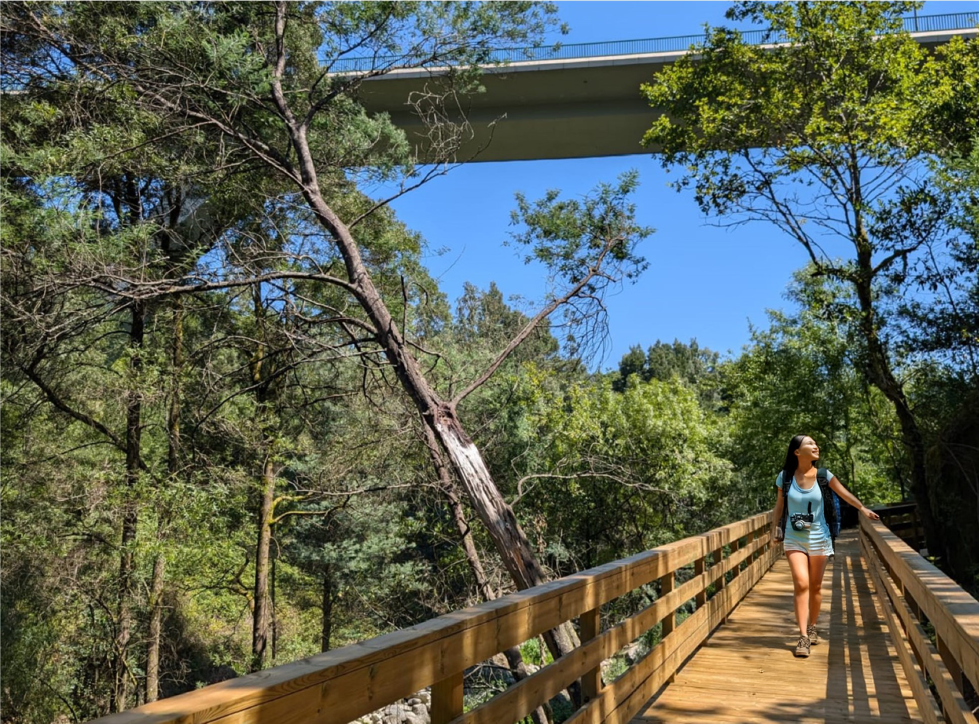 Maior, mais bonita e com uma vista de invejar. Veja as fotos da nova ecovia junto ao Rio Homem