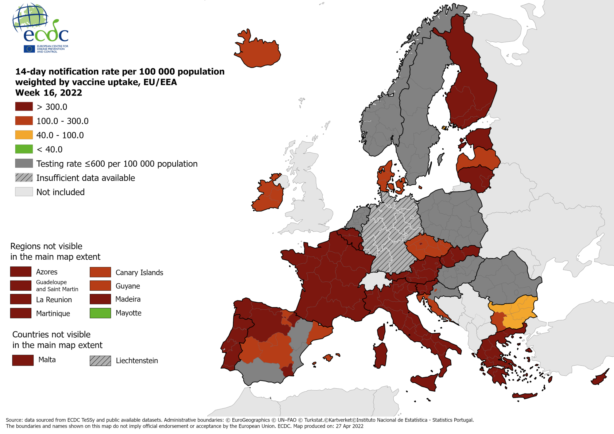 Mapa europeu mostra avanço das infeções de COVID-19. Portugal e Europa no  nível máximo a vermelho - Ciência - SAPO Tek