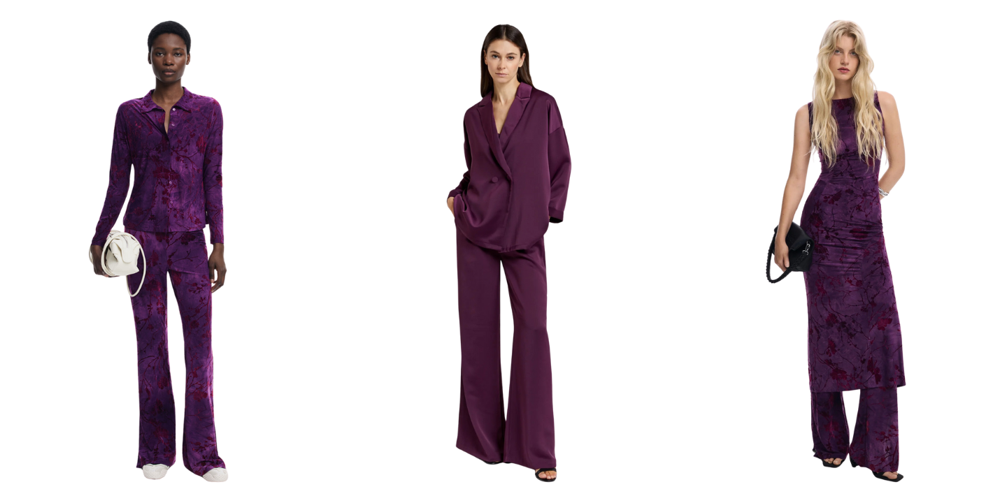 De vestidos a malas. O roxo vai ser a tendência do outono e temos 13 peças para se render a este tom