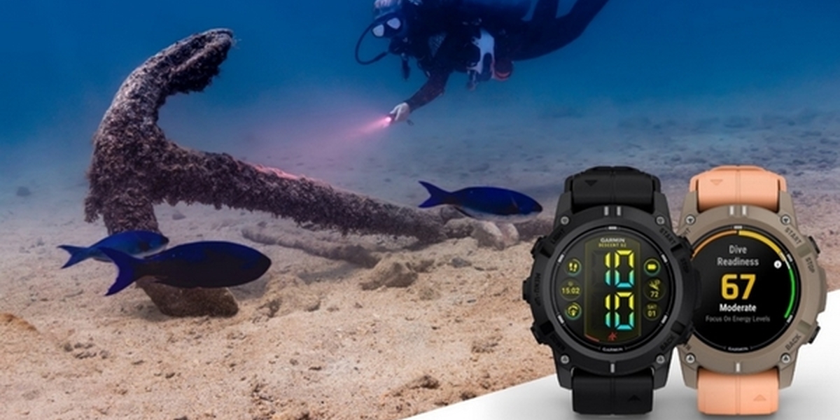 Descent G2 é um computador de mergulho e um smartwatch para fitness e monitorização de saúde