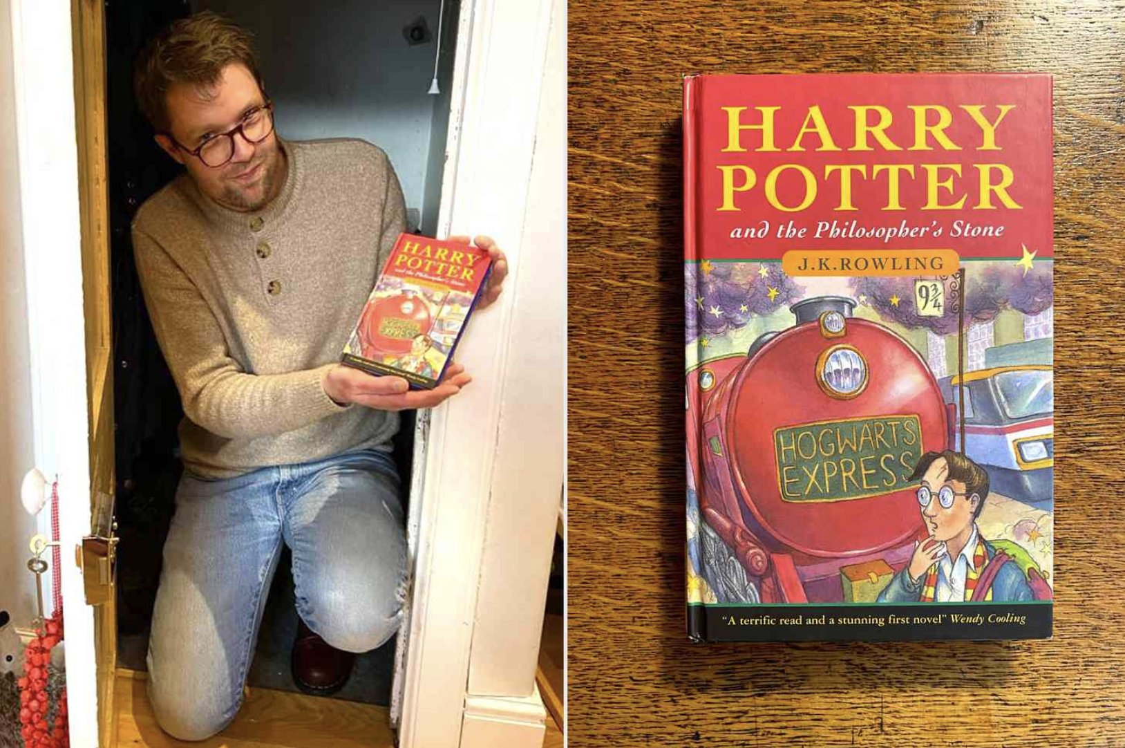 Homem descobre 1.ª edição de livro do Harry Potter no lixo e vende-o por mais de 25 mil €