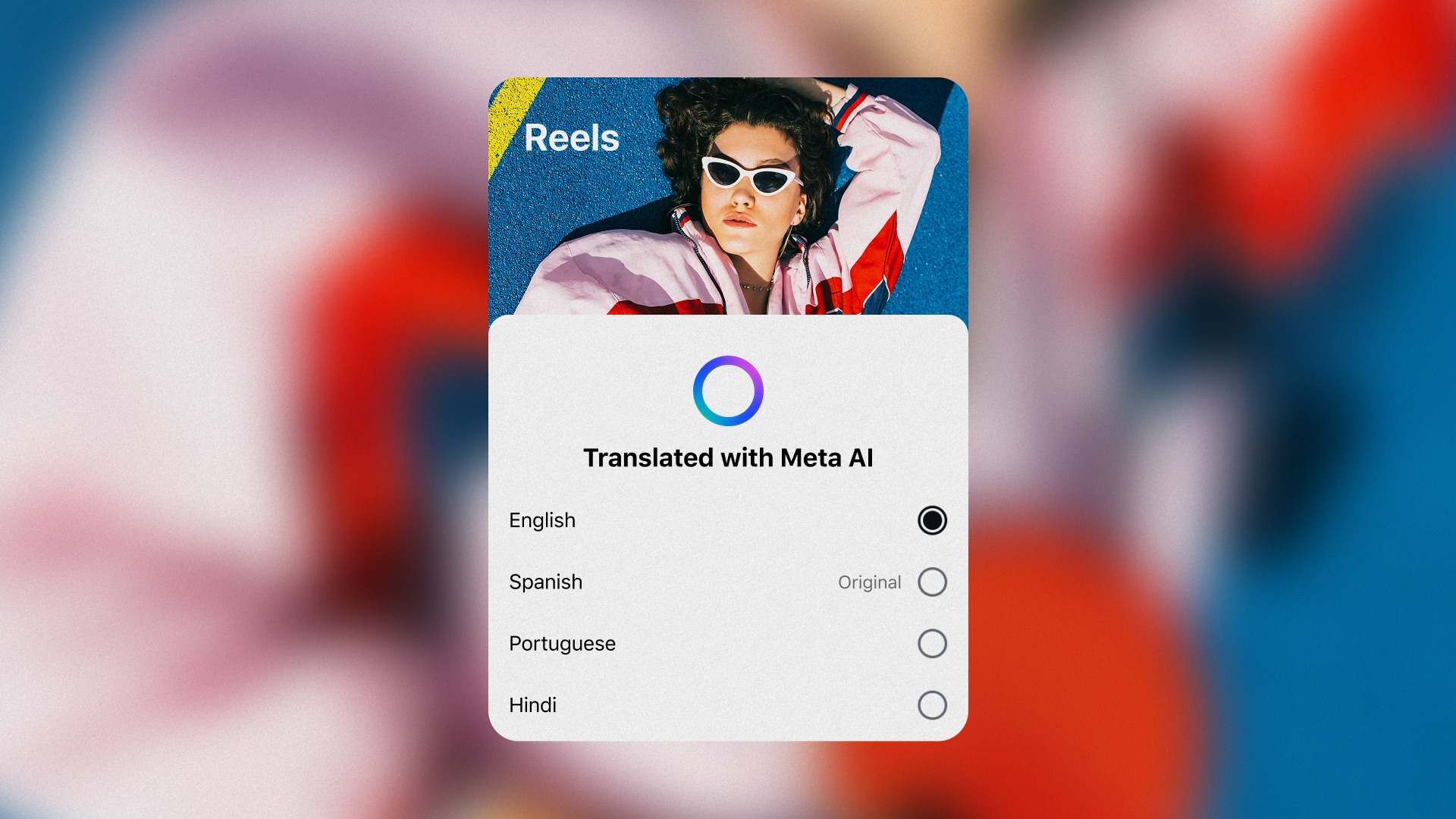Como gerir as opções de tradução para os Reels no Instagram?