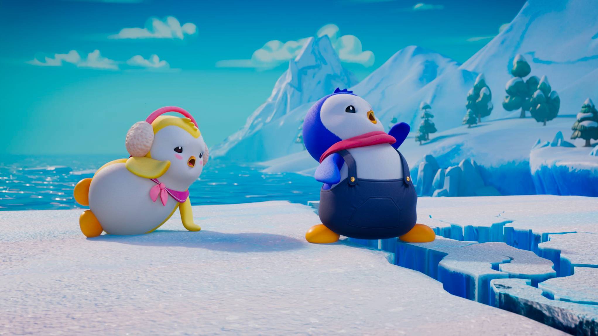 Pudgy Penguins é o novo jogo de competição battle royale sem violência. A diversão está garantida