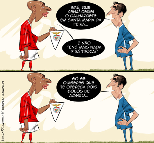 Troca de galhardetes