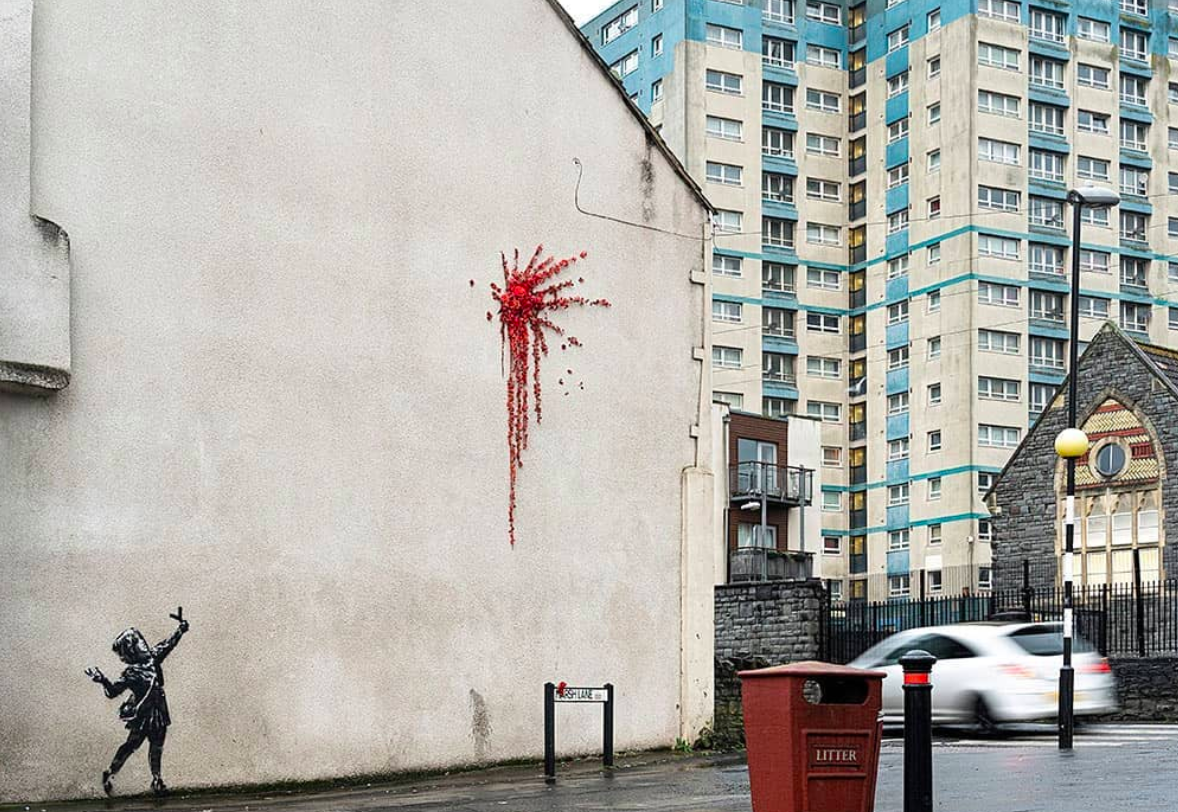 A surpresa de Banksy no Dia dos Namorados