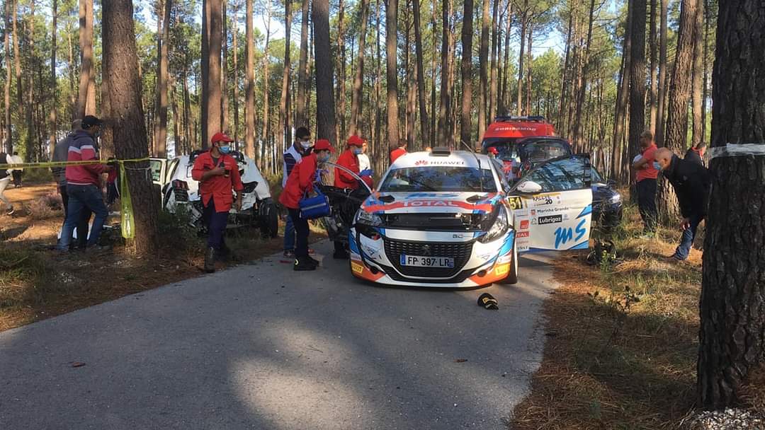 Co-piloto espanhola de 21 anos morre em despiste no Rali Vidreiro na Marinha Grande