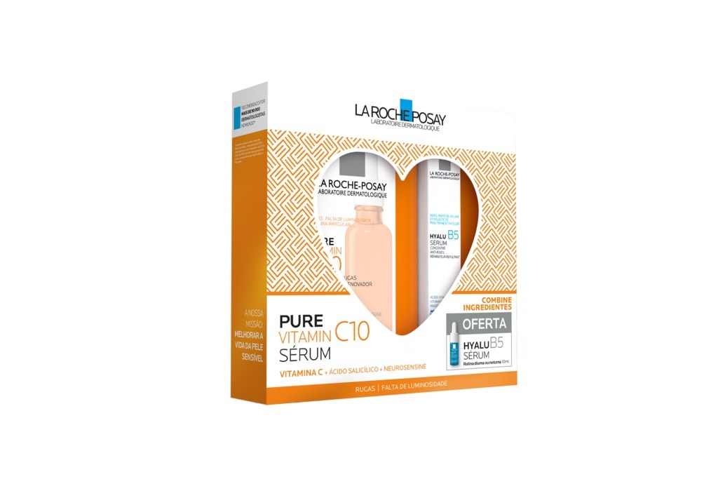 La Roche-Posay – Coffret Pure Vitamin C 10 Sérum 30ml + oferta Hyalu B5 Sérum