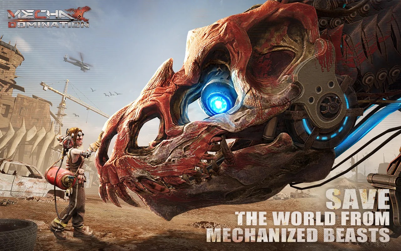 Mecha Domination: Rampage é um jogo de estratégia com bestas robóticas para construir