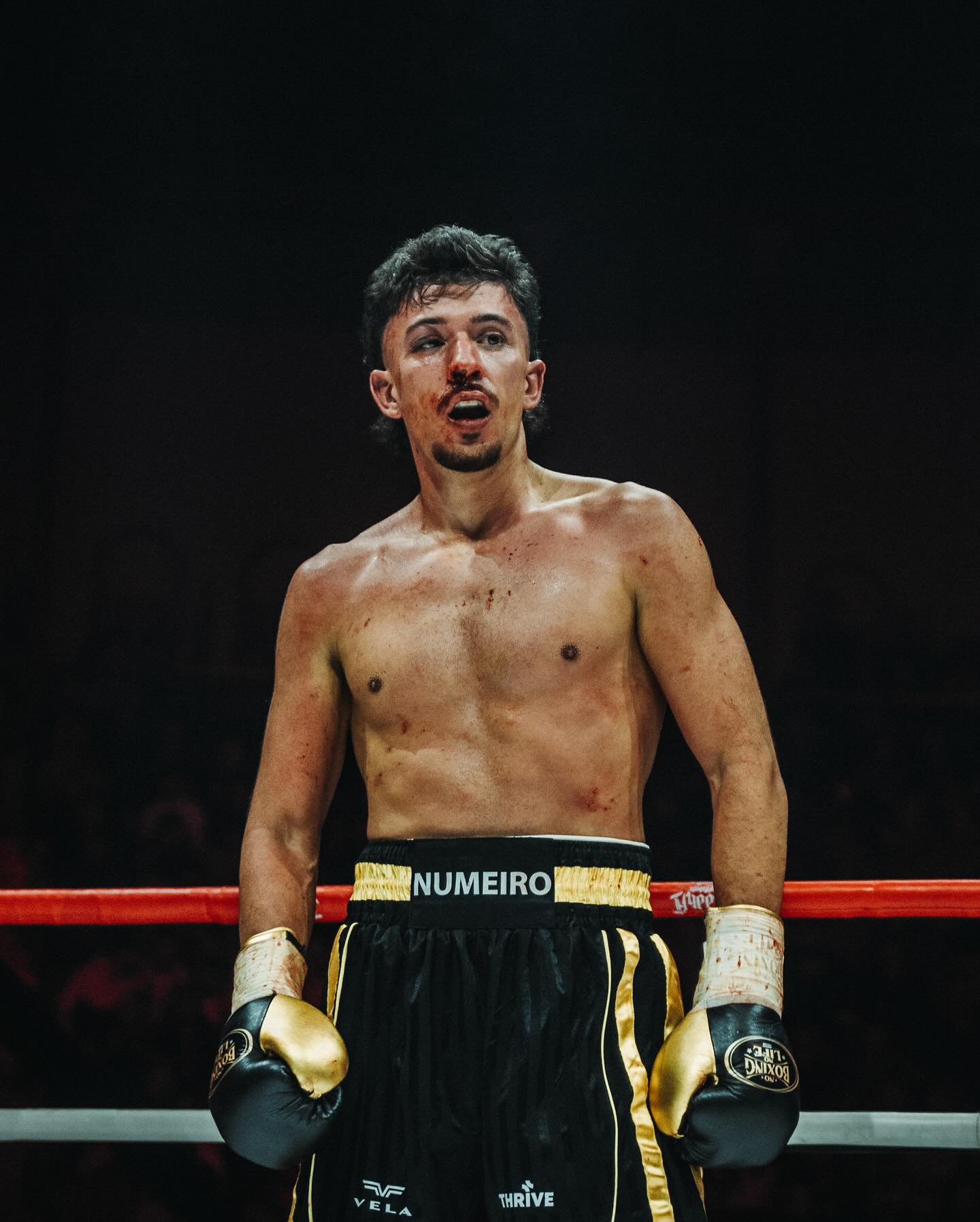 Derrota de Numeiro em combate de boxe torna-se viral na Internet. “Foi massacrado”