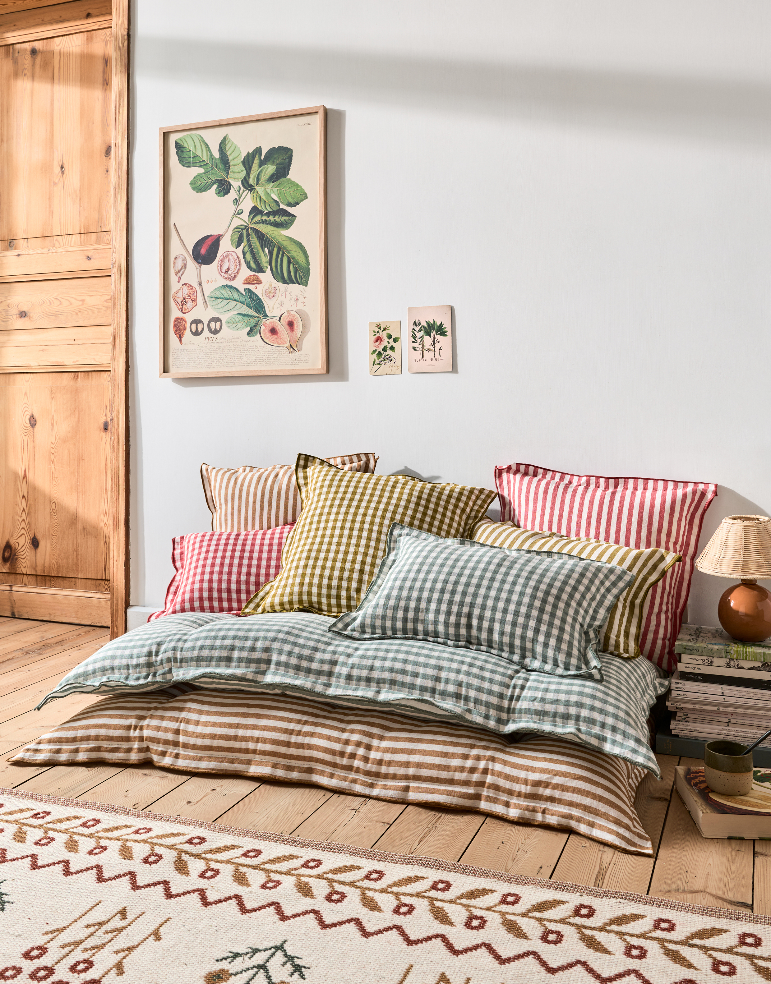 O vichy é um clássico e ganha vida na nova coleção da La Redoute com estas 19 peças lindas para a casa