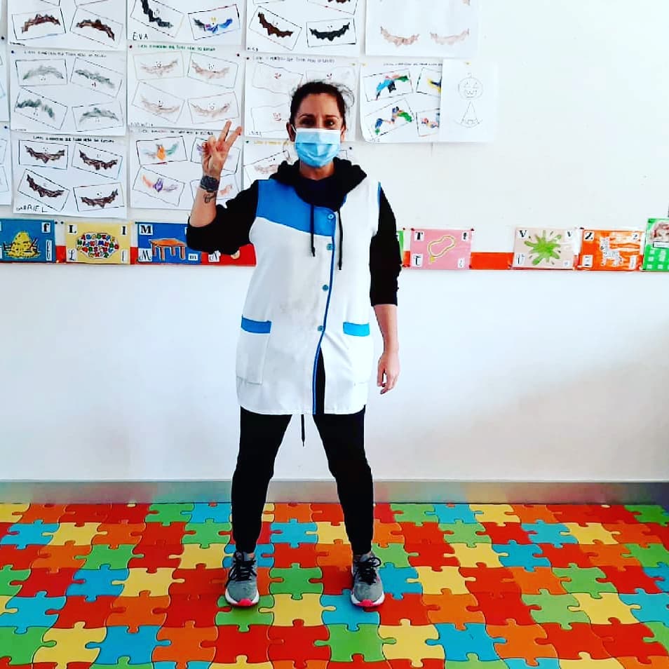 Sara Norte está a trabalhar numa escola. “O vírus também me trocou as voltas a nível profissional”