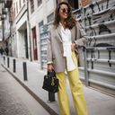 Calças de ganga largas — influenciadoras