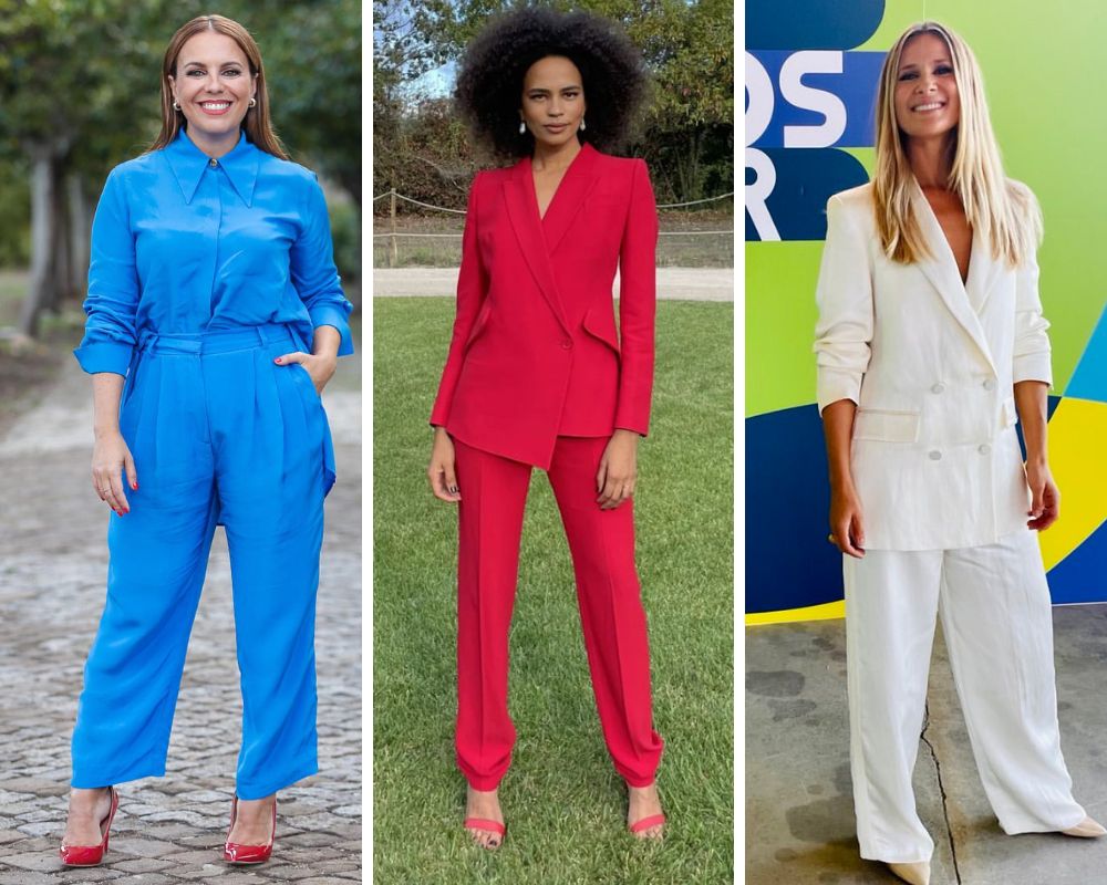 Novidades RTP. Do azul de Tânia ao branco de Sílvia, ficámos fãs destes looks