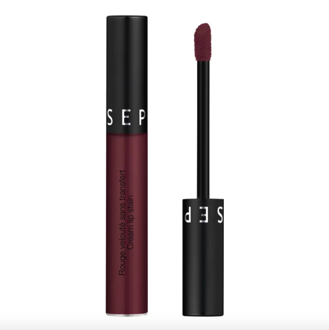 Sephora Collection, Cream Lip Stain, 99 Purple Red