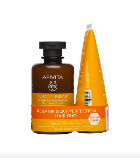Apivita, Coffret de Champô Keratin Nutritivo & Reparador + Oferta Condicionador – Worten