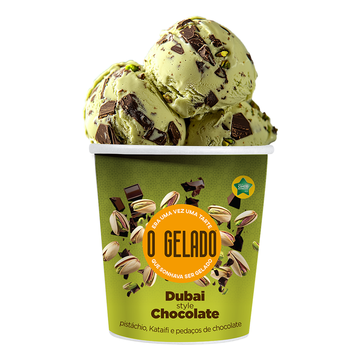 Ainda temos paciência para o chocolate do Dubai? O Gelado acha que sim e lança novo sabor